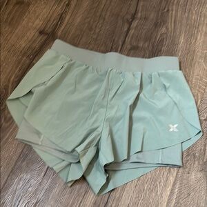Women's Athletic Shorts in Light Green